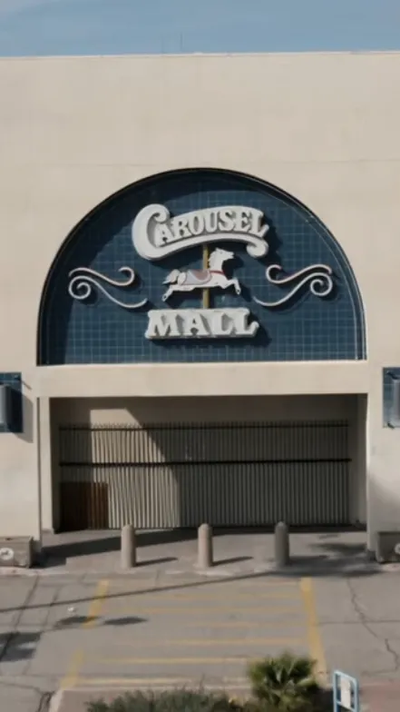 ai character: Carousel mall background