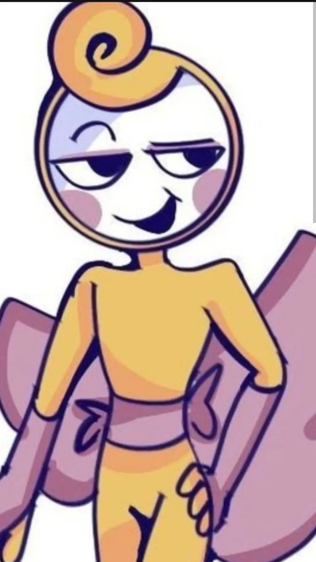 ai character: glisten actual nv background