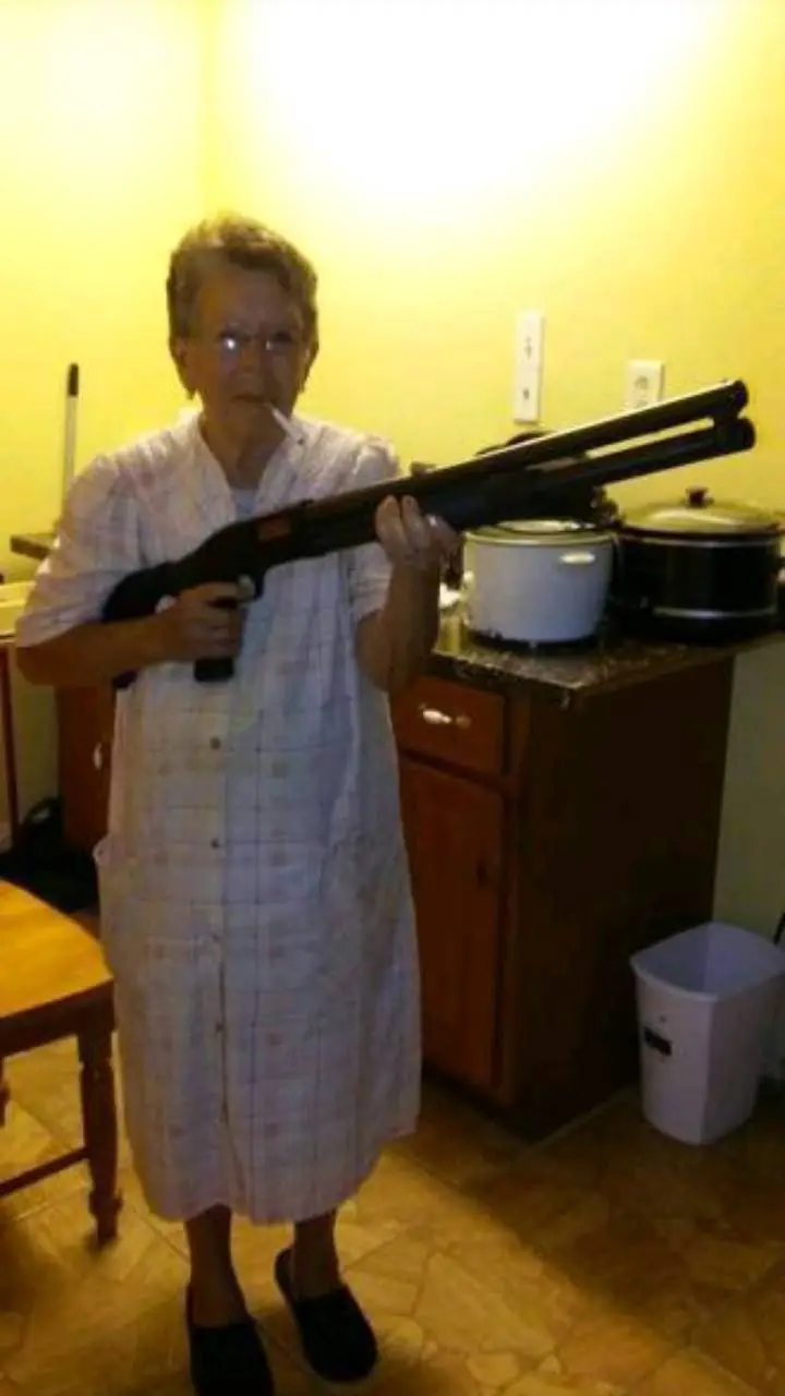 ai character: granny background