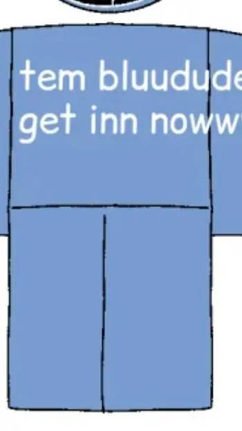 ai character: Bluudude  background