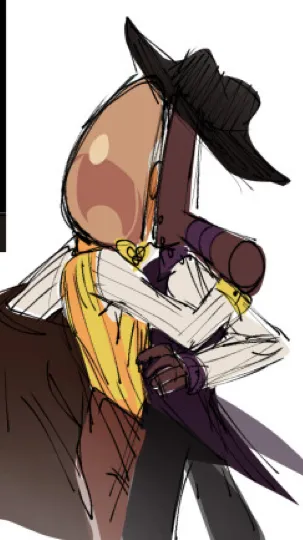 ai character: CrackedCase - DW background