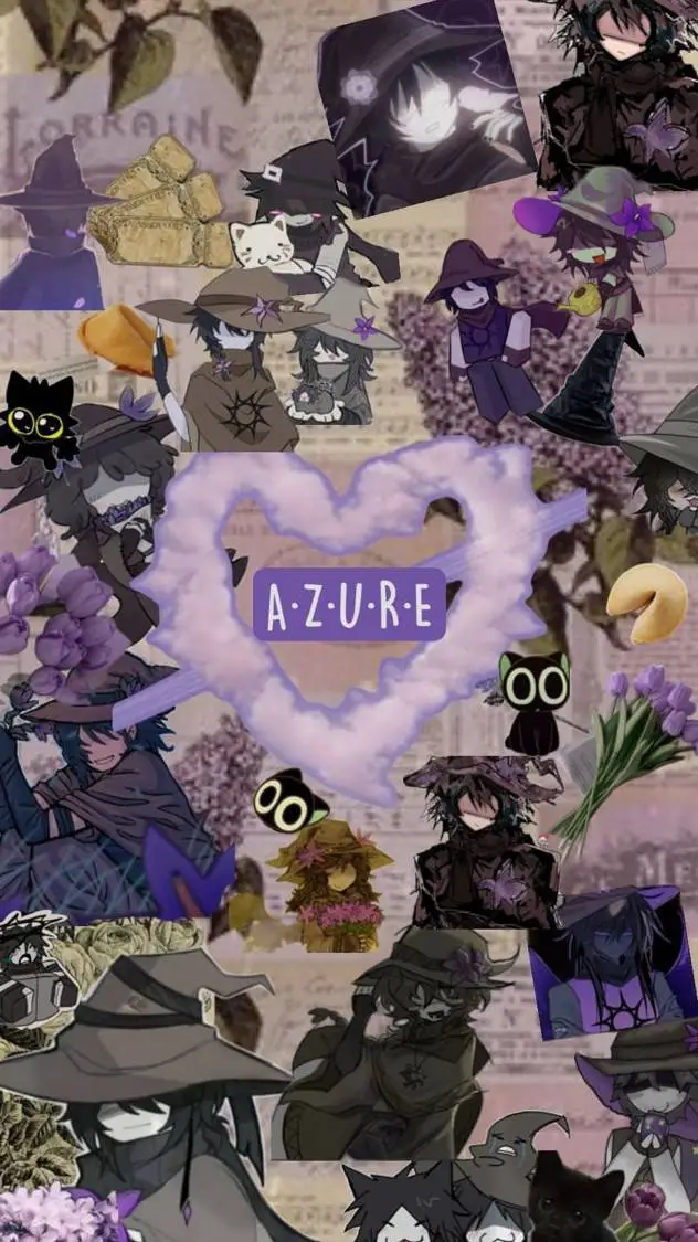 ai character: azure nomas XD♥︎ background