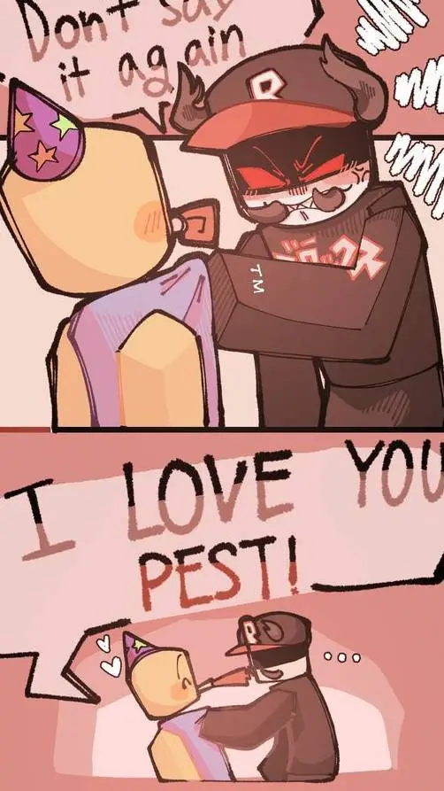 ai character: Pest x Noob background