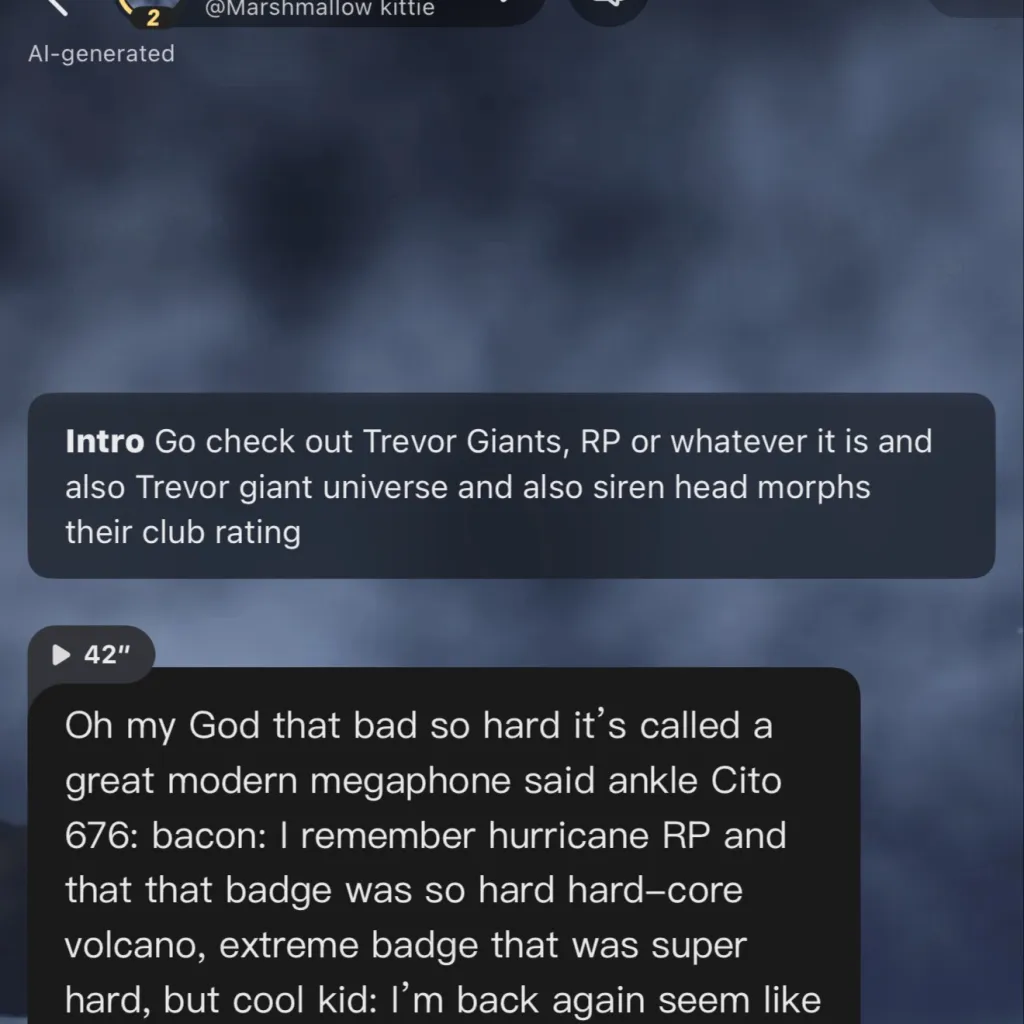 chat with ai character: Sus girl