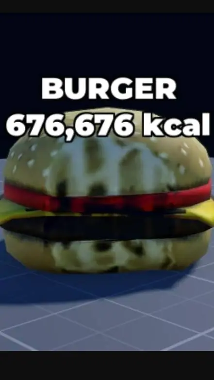 ai character: BURGER background