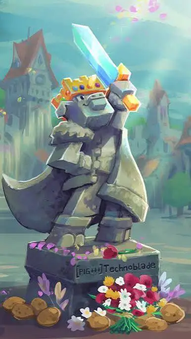 ai character: Technoblade background