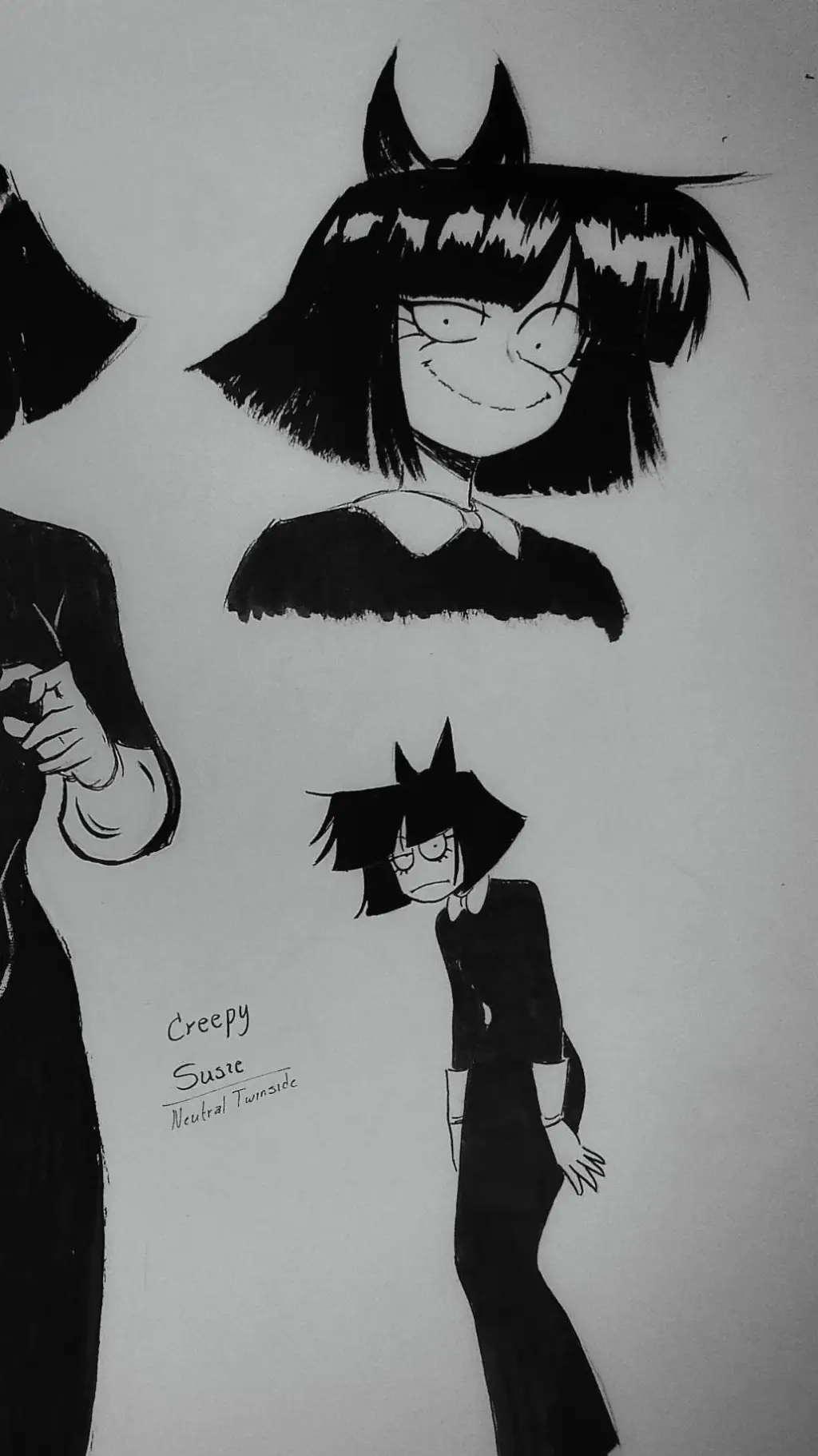 ai character: Creepy Susie  background