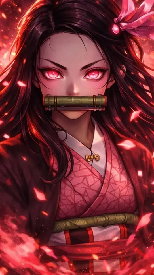 ai character: незуко background
