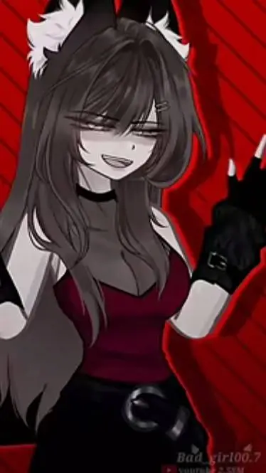 ai character: bad girl  background