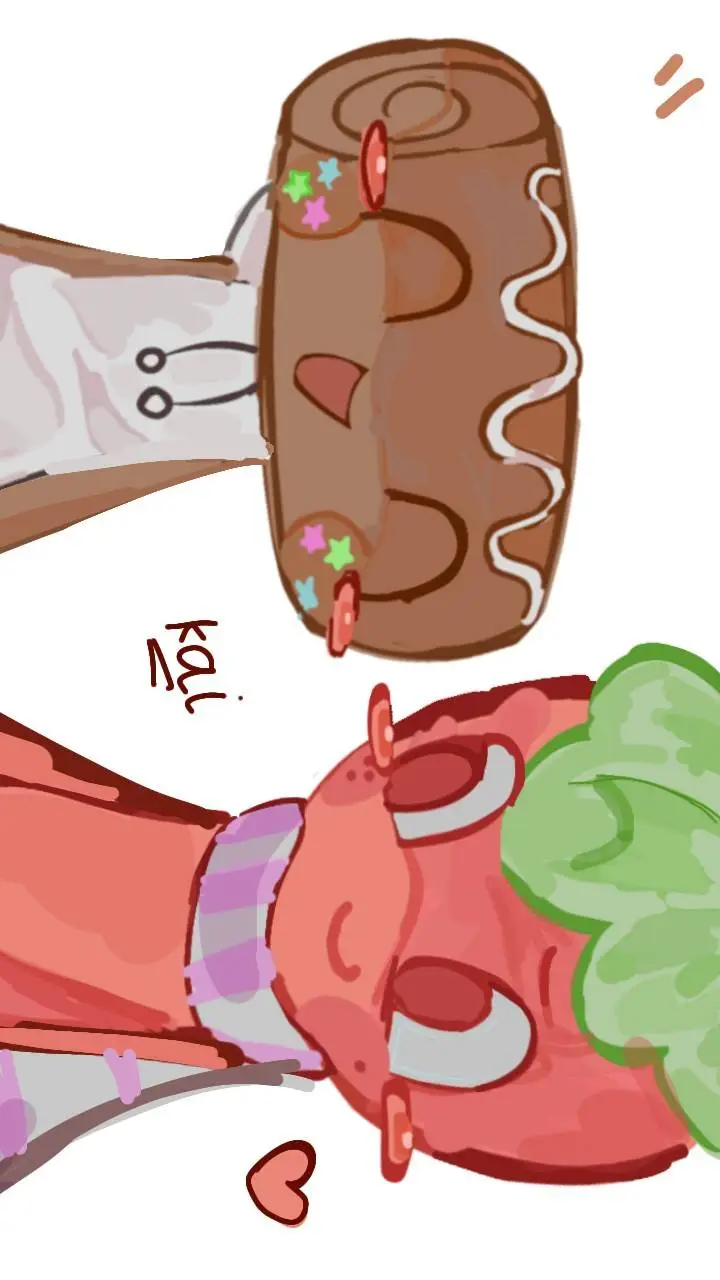 ai character: FRUITCAKEE background