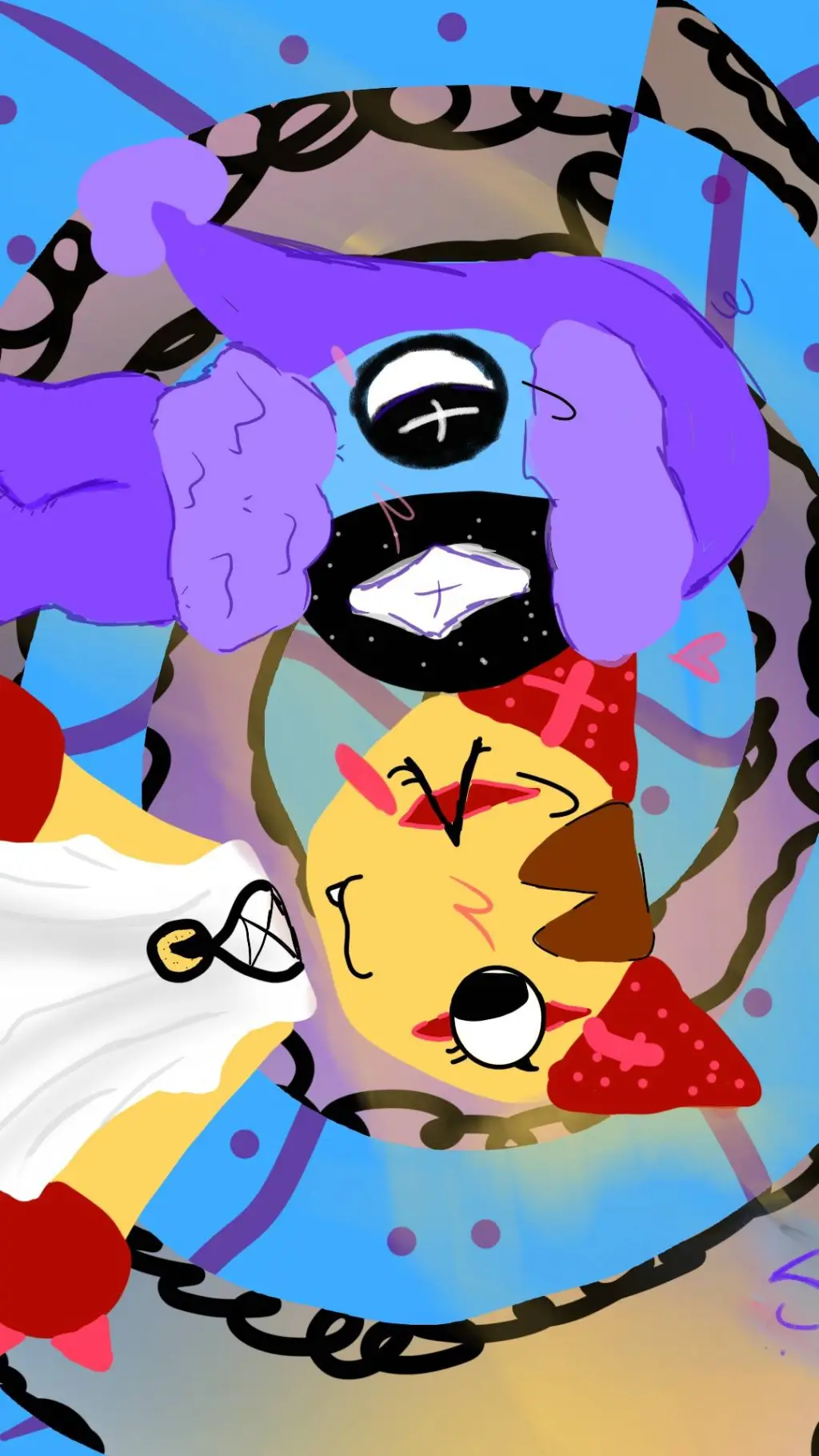 ai character: Astro  X Scraps! background