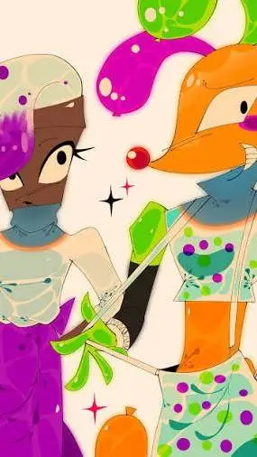 ai character: BALLOONPAINTER! XD background