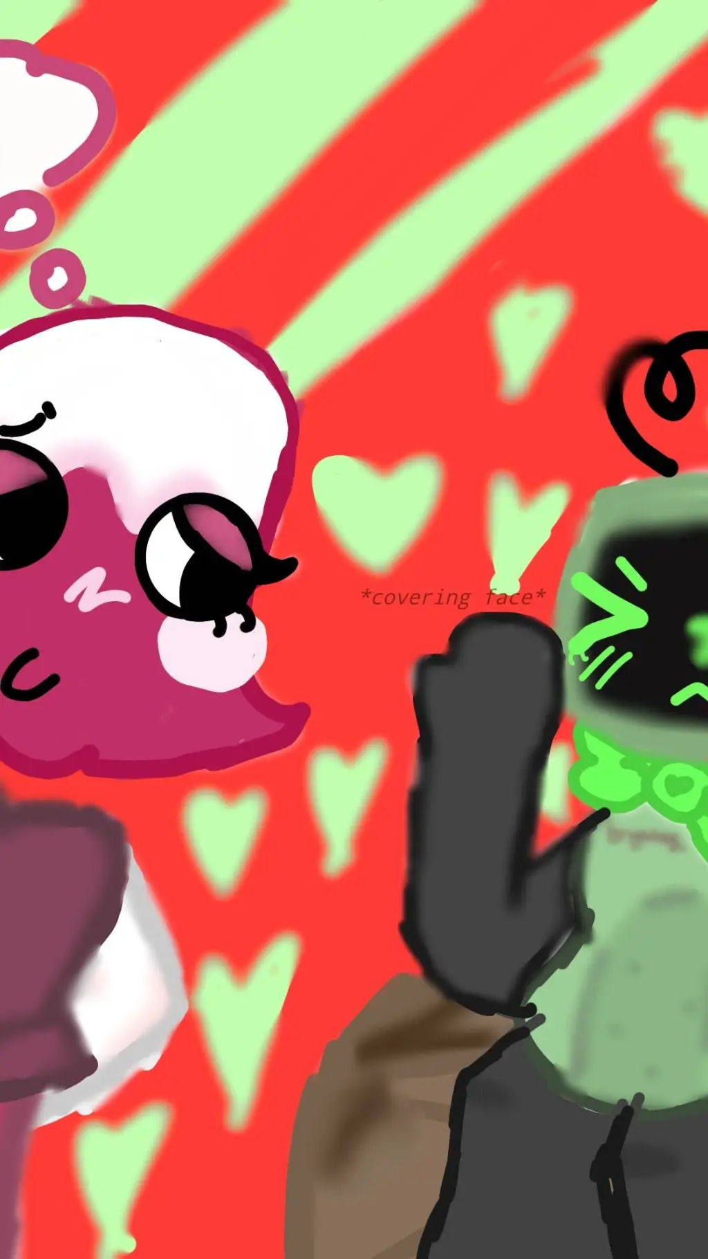 ai character: Brightney X Vee!^^ background