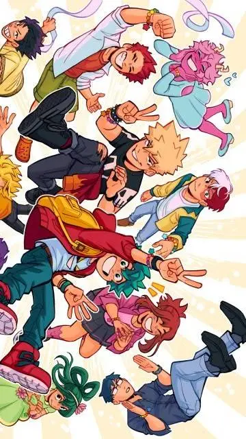 ai character: Mha hangout background