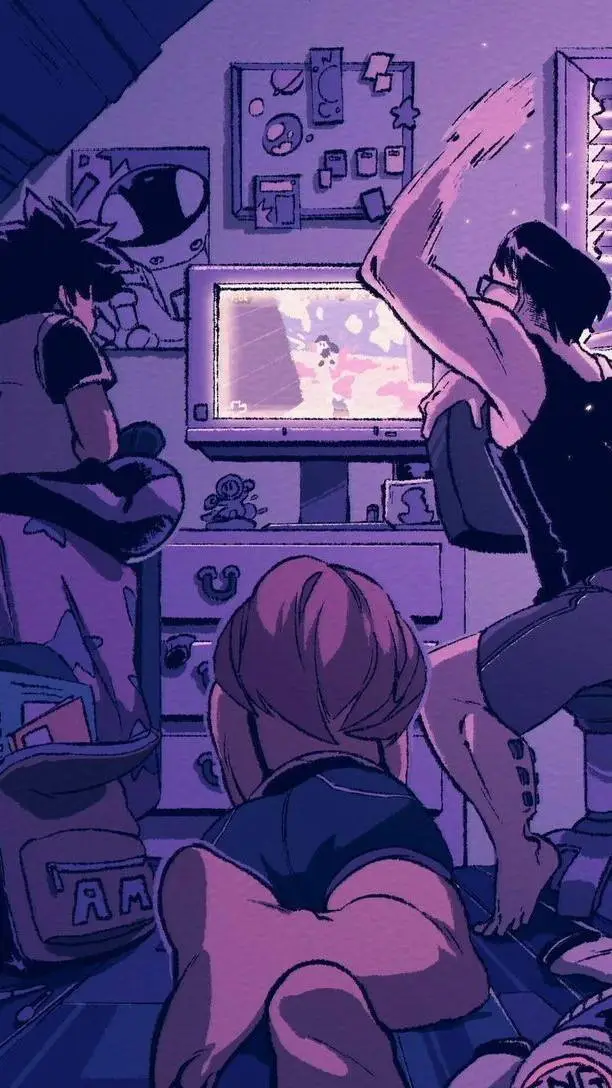 ai character: Dekusquad hangout! background