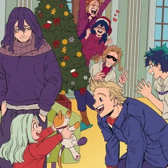 chat with ai character: MHA christmas eve🎄