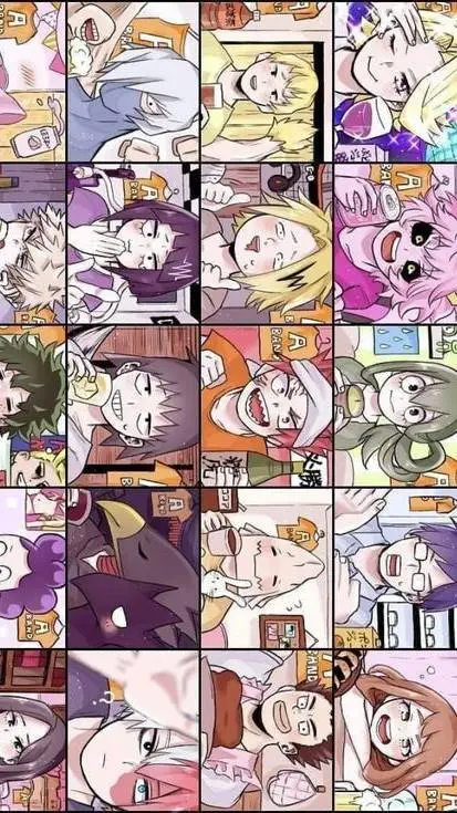 ai character: MHA zoom call 📞  background