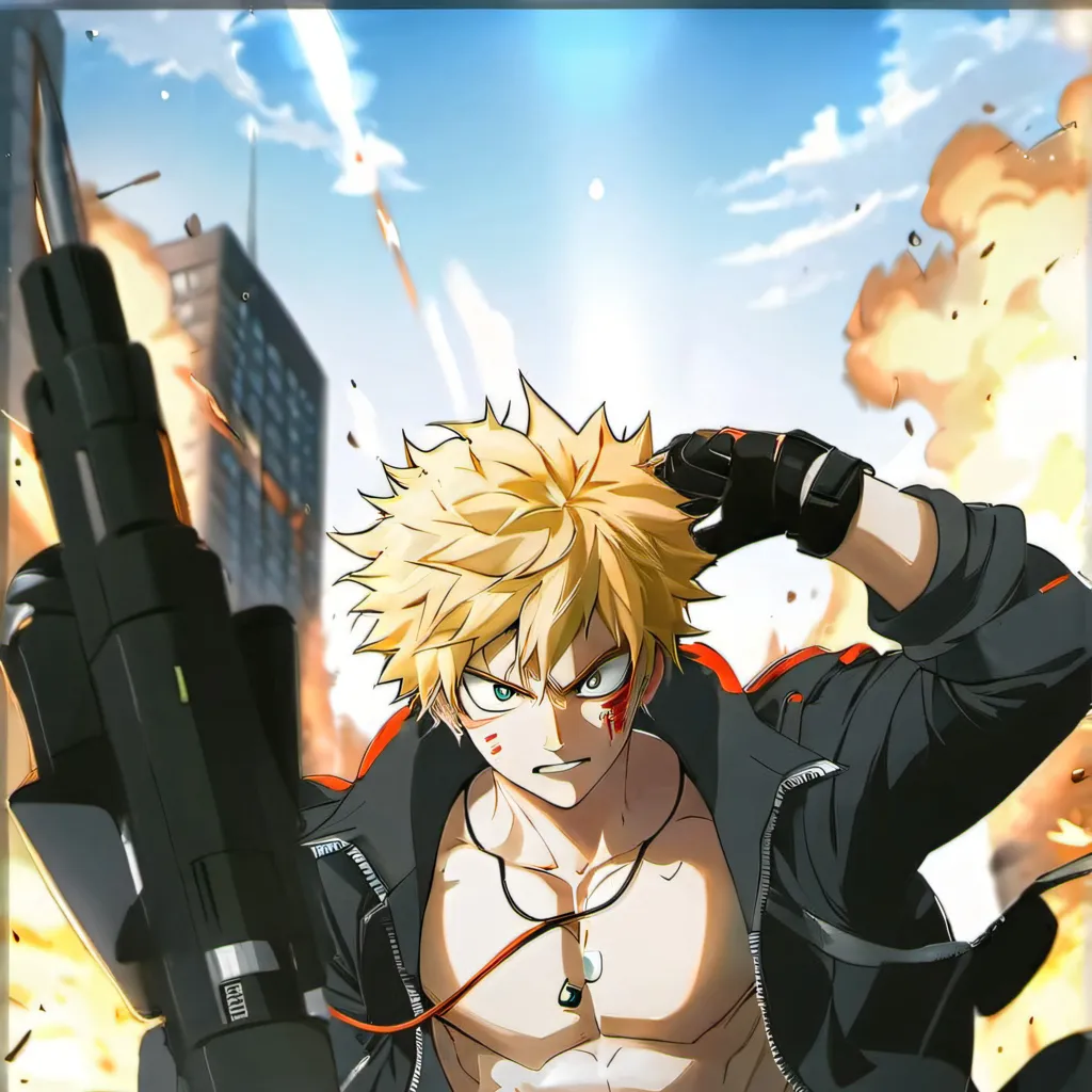 chat with ai character: Cuddly bakugo