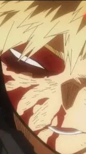 ai character: Katsuki cuddles   background