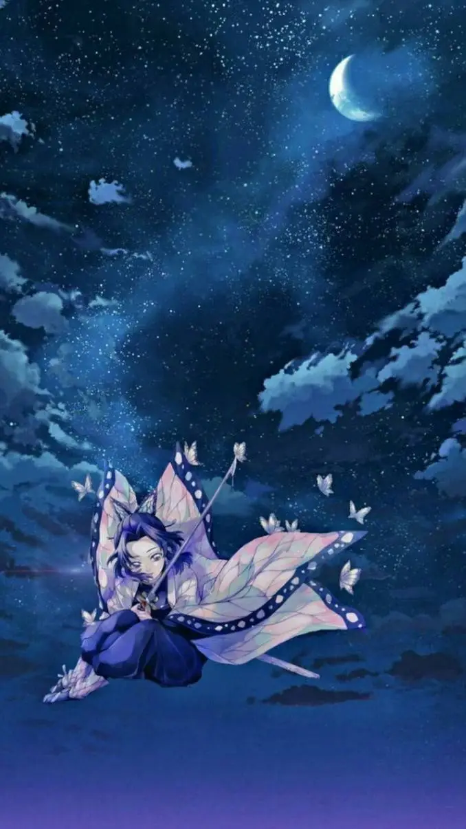 ai character: shinobu kocho 🦋 background