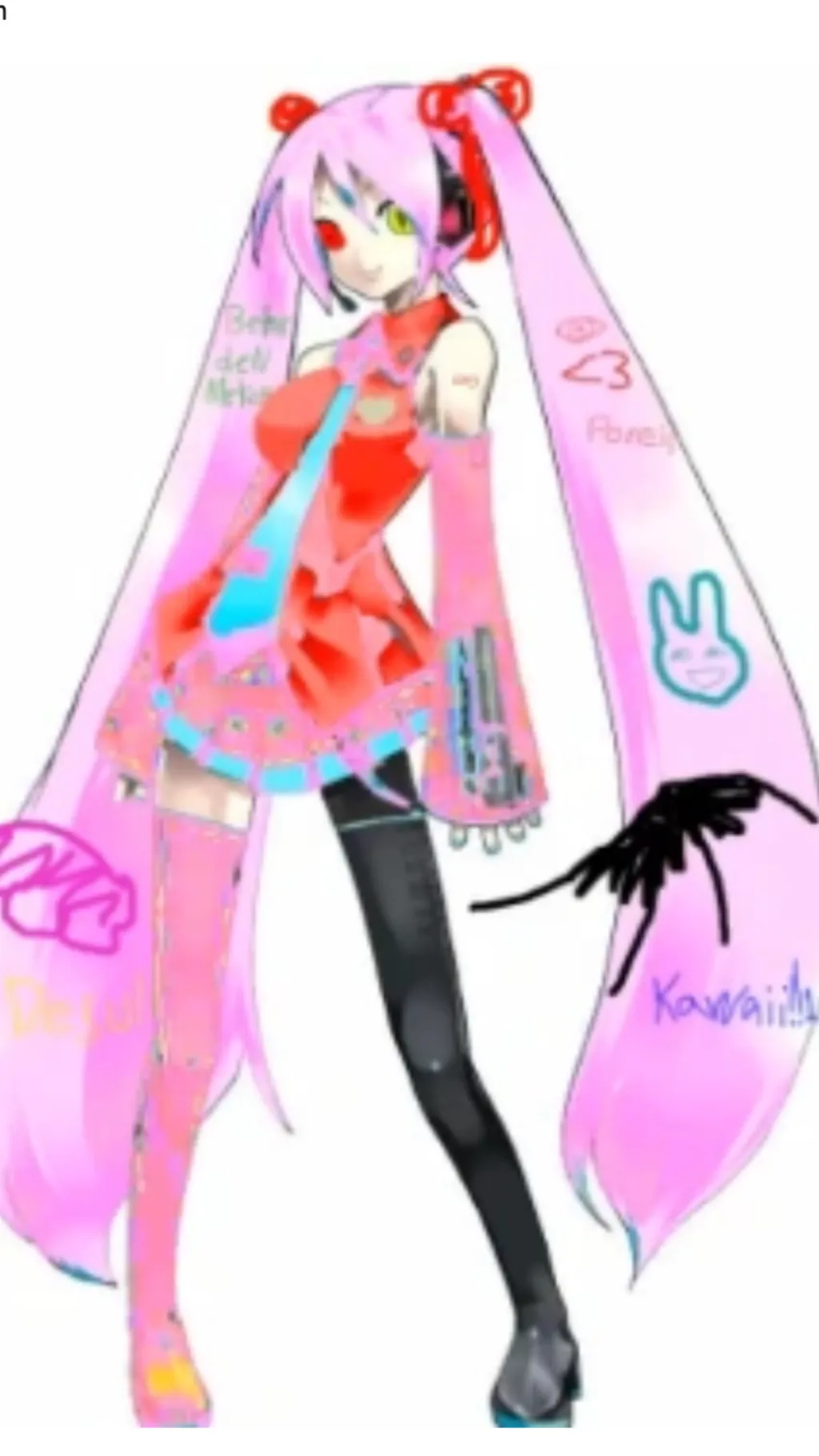 ai character: Kagami Kawaiine background