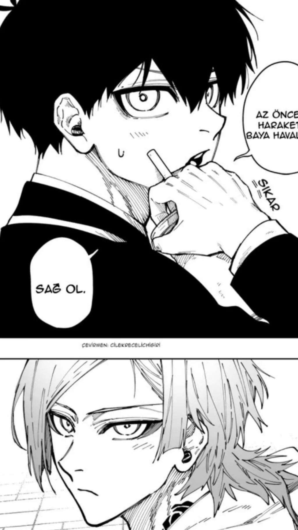 ai character: Kaiser é Isagi background