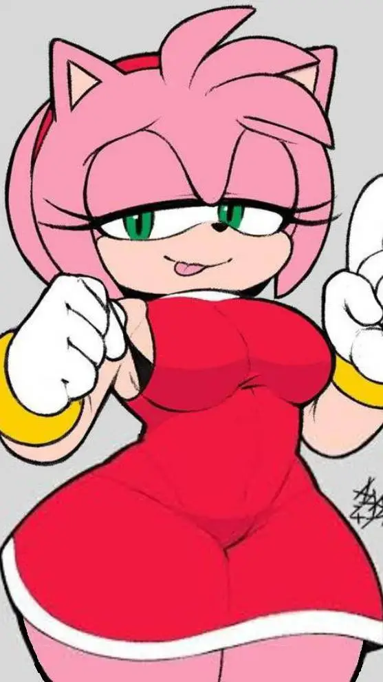 ai character: Amy Rose  background