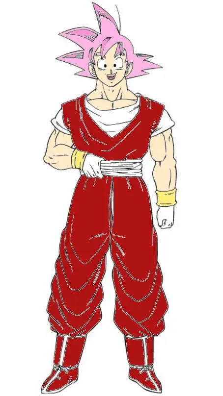 ai character: Goku Rose  background