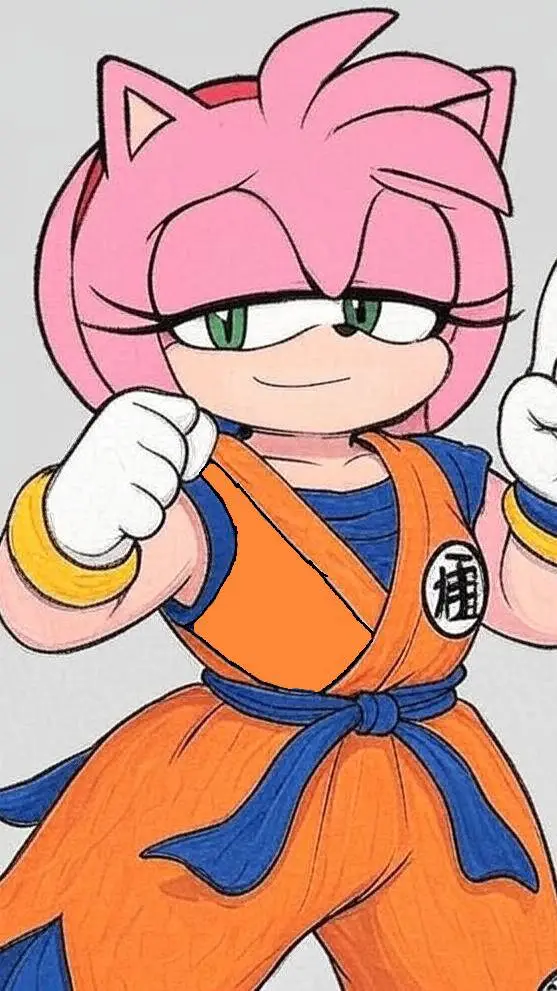 ai character: Amy Rose Z  background