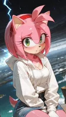ai character: Amy Rose X/S  background