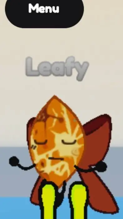 ai character: autumn leafy background