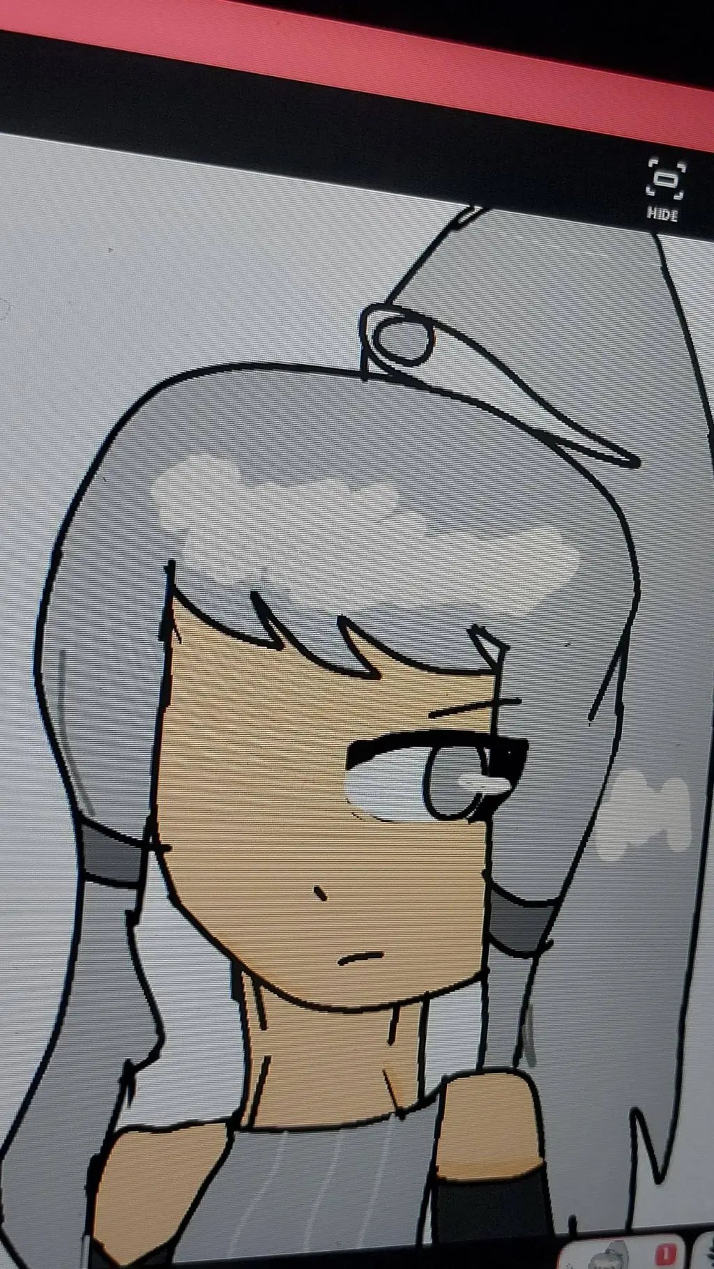 ai character: needle background