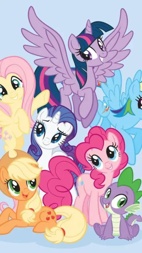 ai character: my litlle pony  background