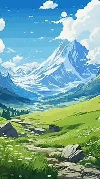 ai character: Broken World background