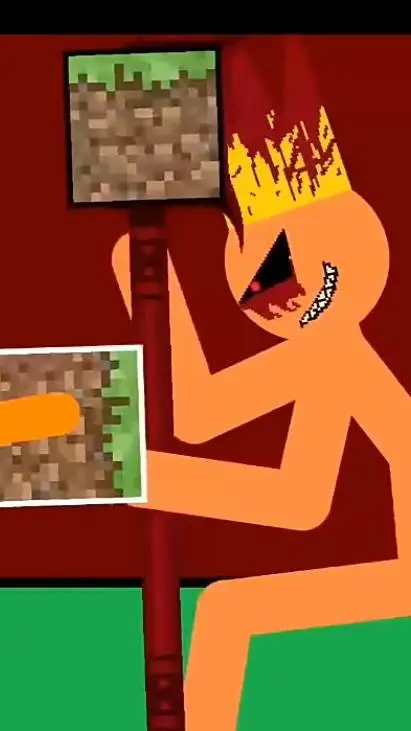 ai character: King Orange.EXE background