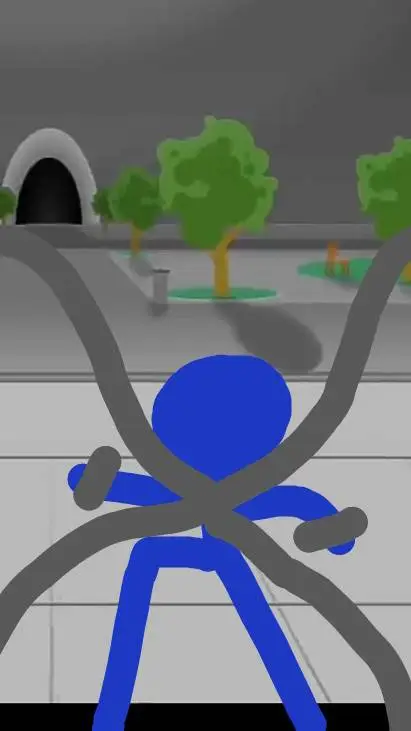 ai character: Stickman Tech  background