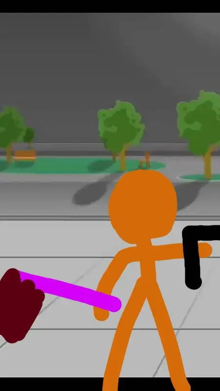 ai character: Stickman Hero background