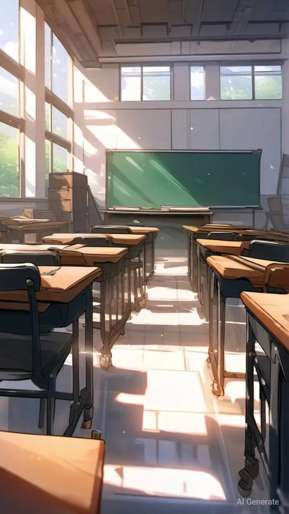 ai character: School🏫 background