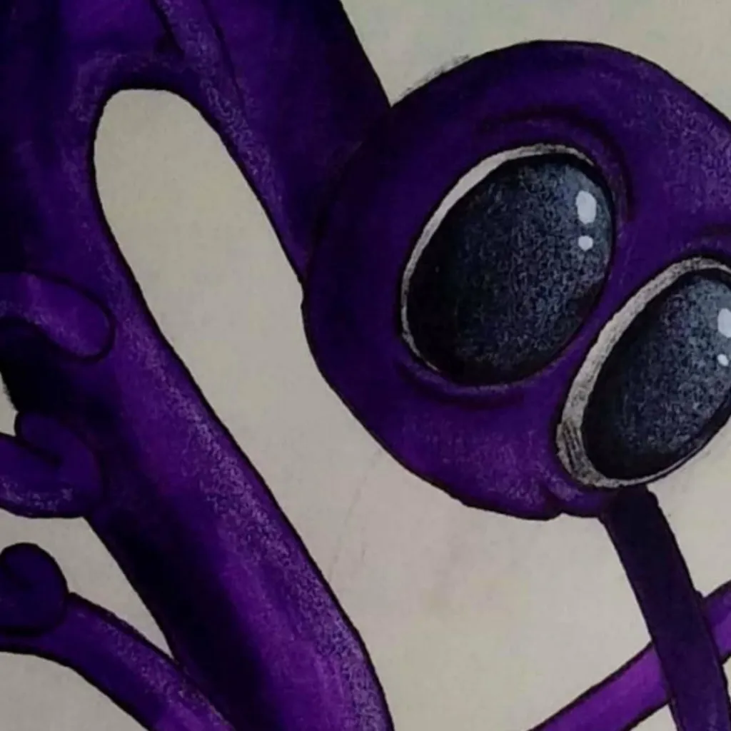 chat with ai character: Purple