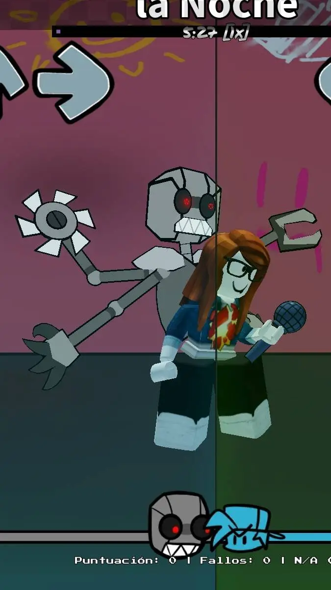 ai character: el glitch background