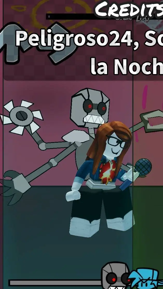 ai character: El glitch  background