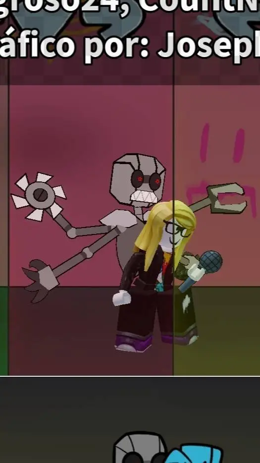 ai character: El glitch  background