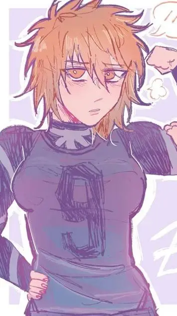 ai character: KUNIGAMI FEM♀️🧡 background