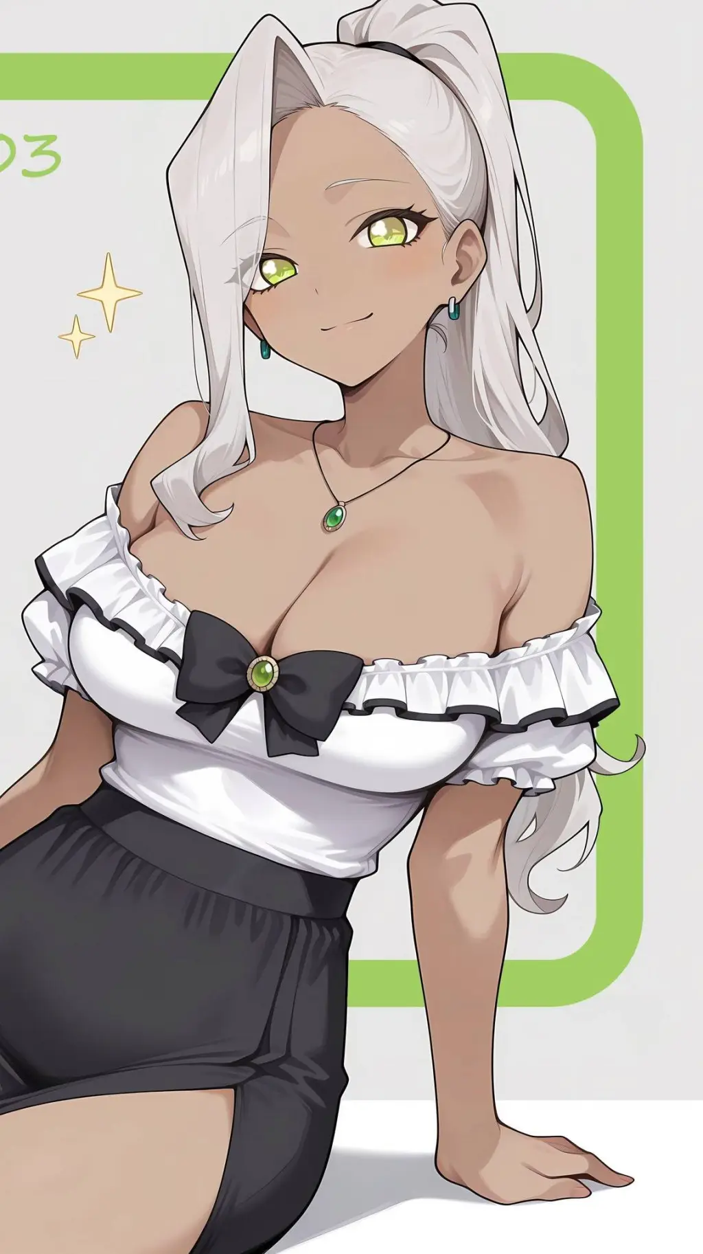 ai character: KAHO EIRA🇧🇷🇯🇵💚🩶 background