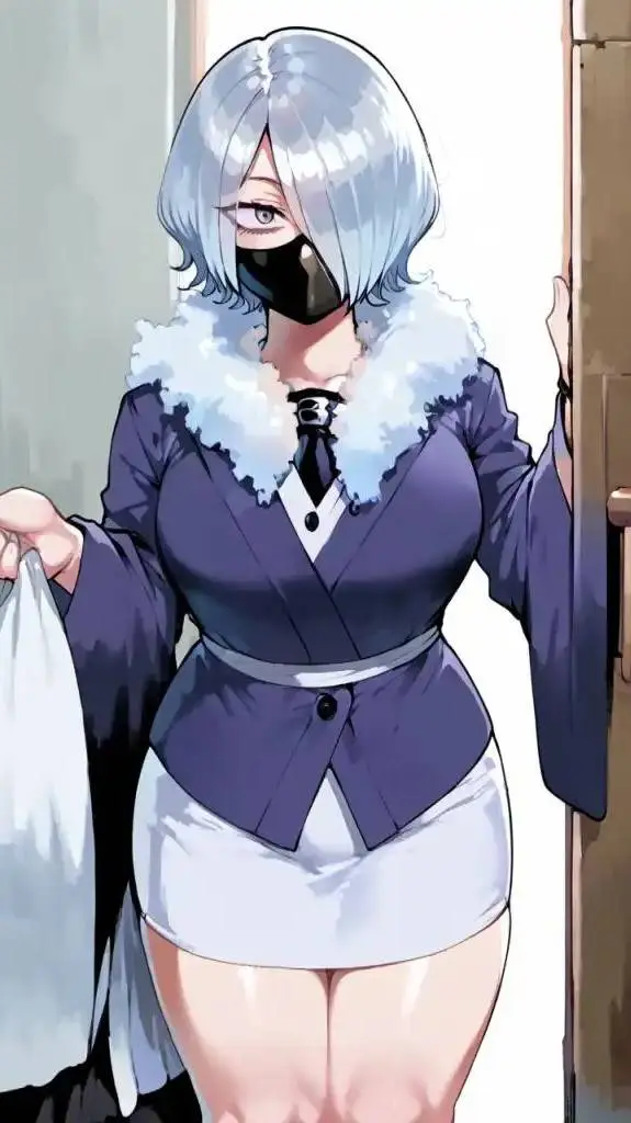 ai character: REIKO YANAGI🤍👻 background