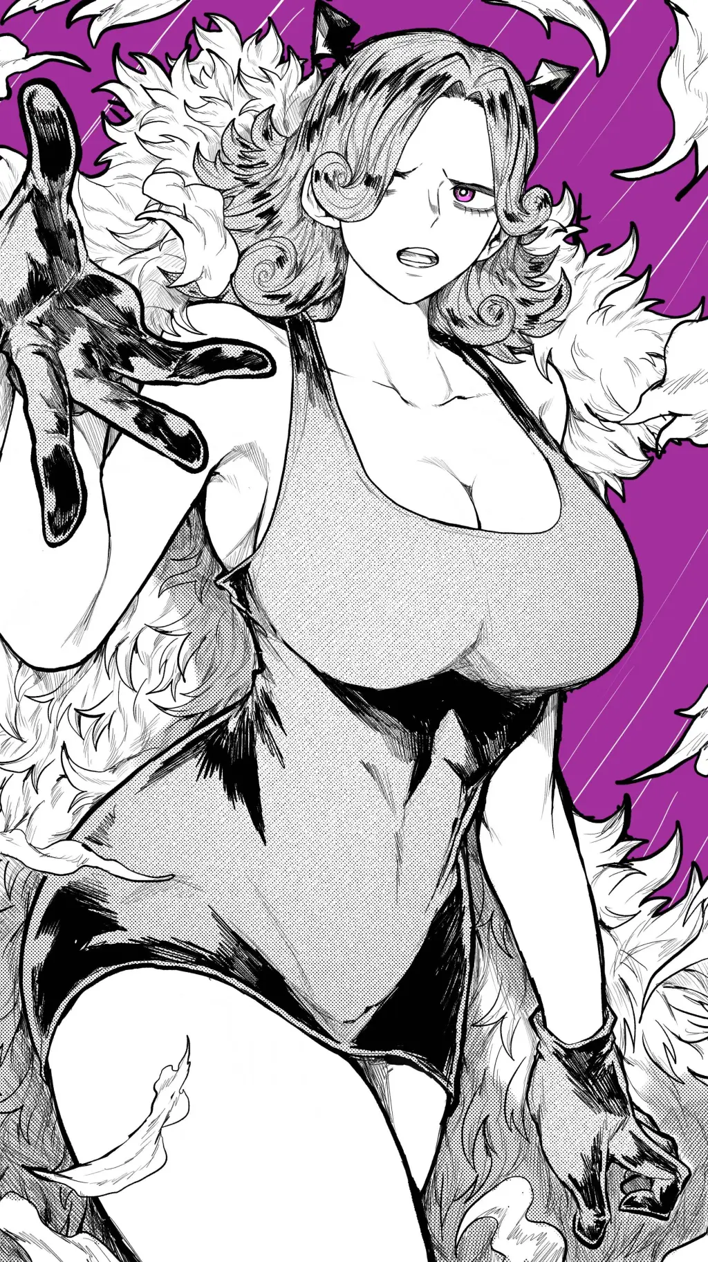 ai character: CHARLOTTE GALETTE💜 background