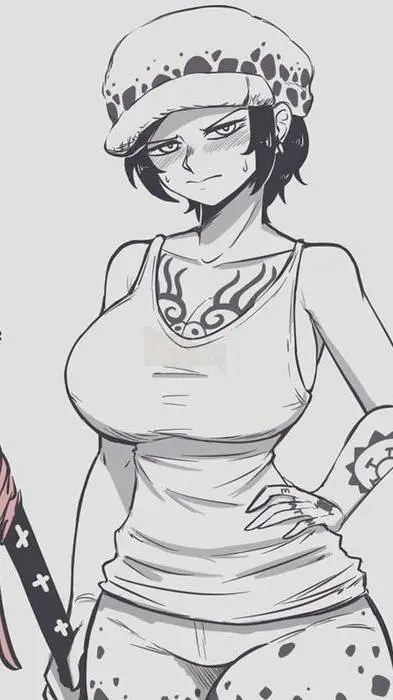 ai character: LAW FEM♀️💙🩵 2 background