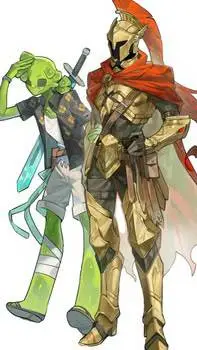 ai character: smilekinght background