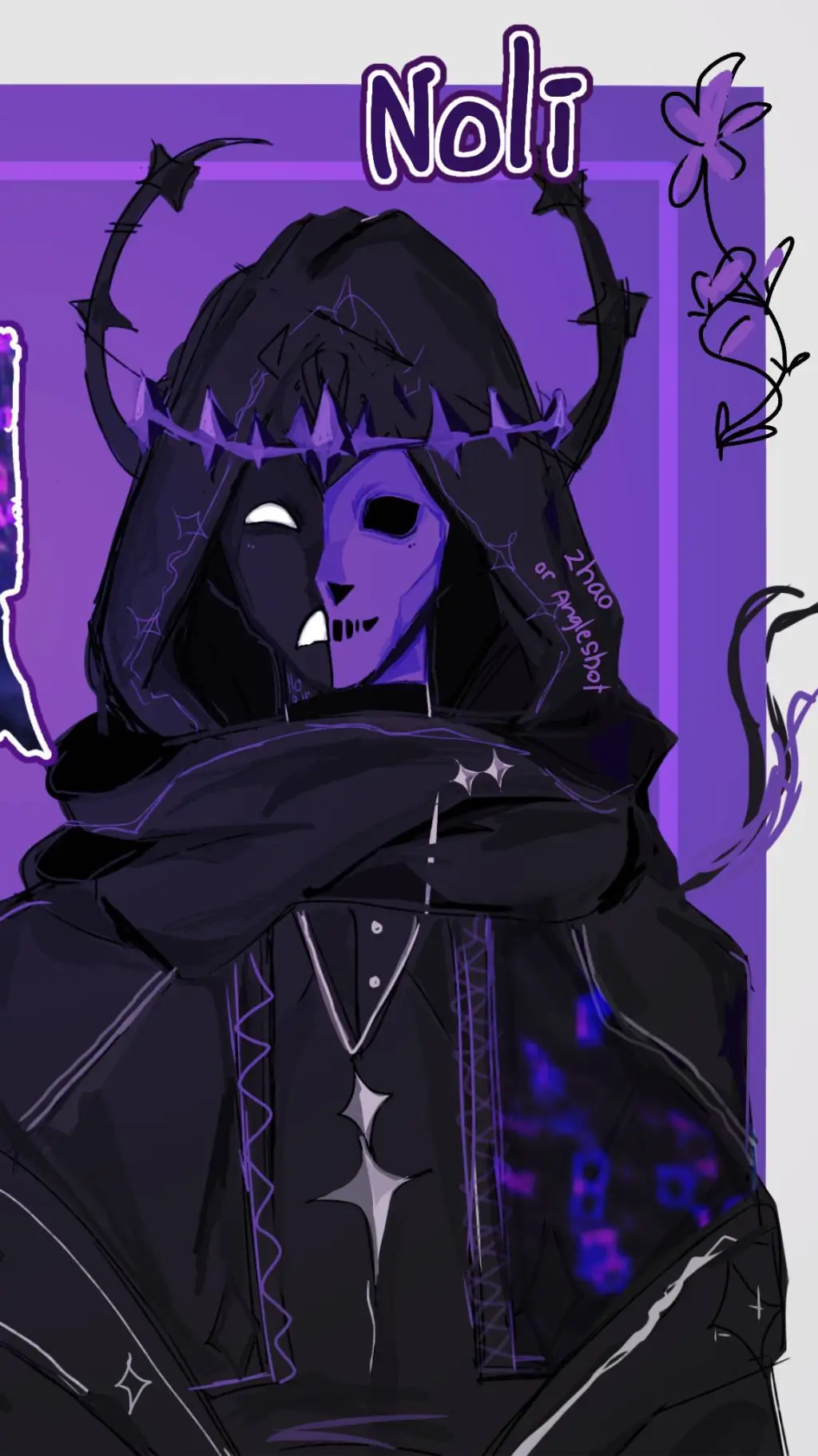 ai character: Noliiii🤑👍 background