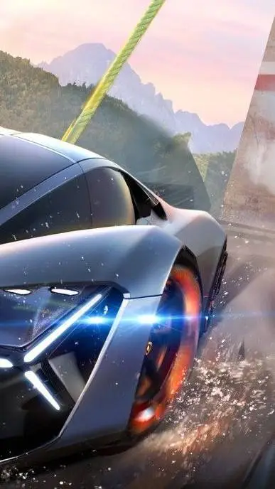 ai character: Asphalt nitro  background